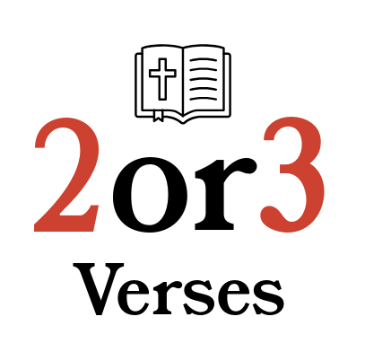 2or3verses Logo
